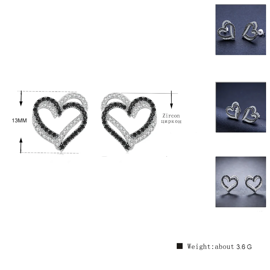 Boucles d'oreilles Fashion Love à double boucle en cuivre. Sublimez votre style avec ces boucles d'oreilles uniques. Un accessoire parfait pour toutes les occasions.