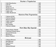 New Blue Sky Fast Food menu 1