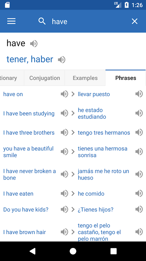 SpanishDict Translator Android Apps on Google Play