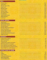 Ocean 5 menu 2