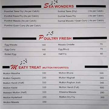 Palkhi Bar menu 