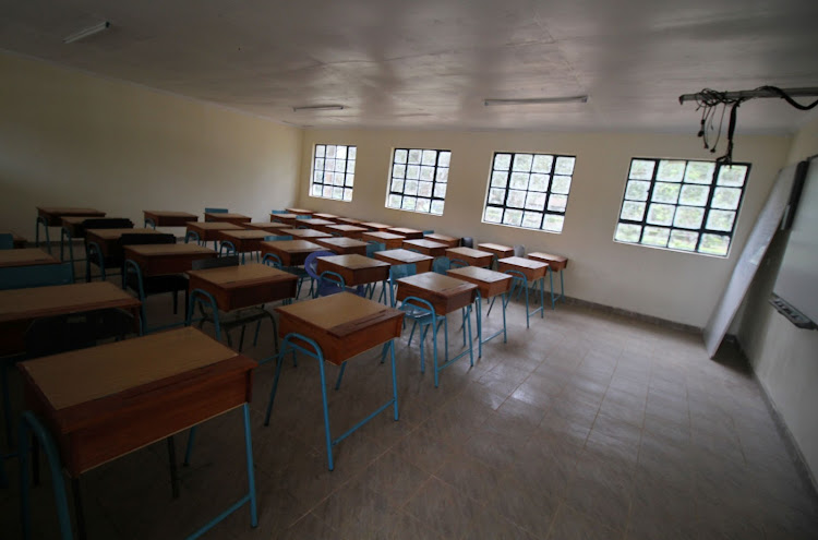 A complete CBC Classroom at Nairobi School on August 4,2022.