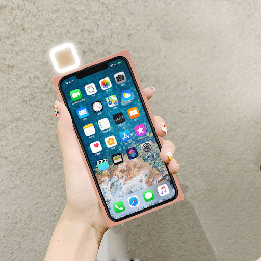 Title 6, Ring Flashing Mobile Phone Case for Selfie Fill...