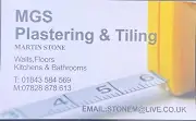 M G S Plastering & Tiling Logo