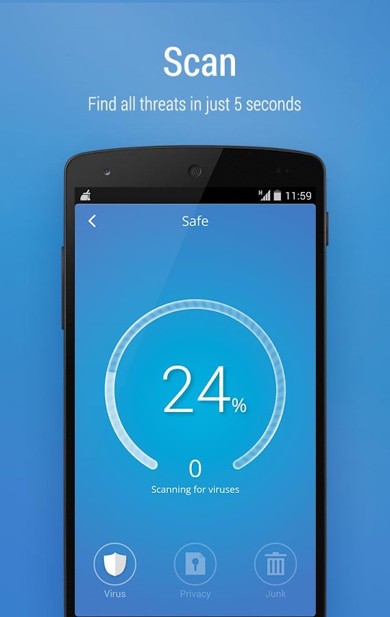   CM Security AppLock Antivirus: captura de pantalla 