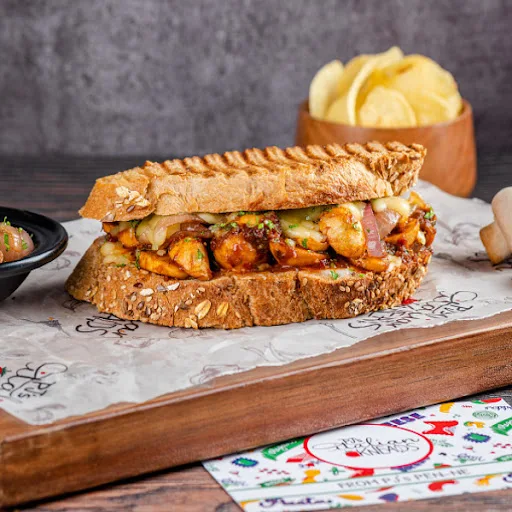 Caramelised Mushroom Cheddar Sandwich