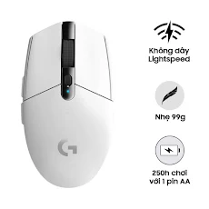 Chuột gaming không dây Logitech G304 (Trắng)