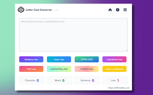 Case Converter: Upper, Lower, Sentence & More