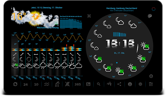 eWeather HD: wetter, wetterwarnungen, luftqualität Screenshot