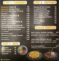 British Waffle Co menu 1