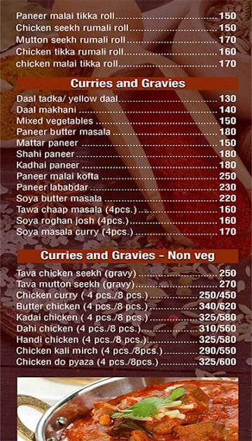 Marinade menu 