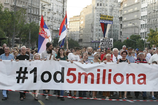 Protest u Beogradu: Okupljeni gradjani su prava elita jer se ne plaše da dignu svoj glas