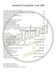 Scrapland Loungebar & Restaurant menu 7