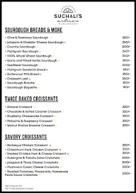 Suchali's Artisan Bakehouse menu 3