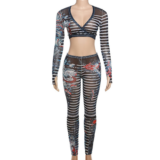 Title 13, European and American Sexy Low Cut Lace-up Long...