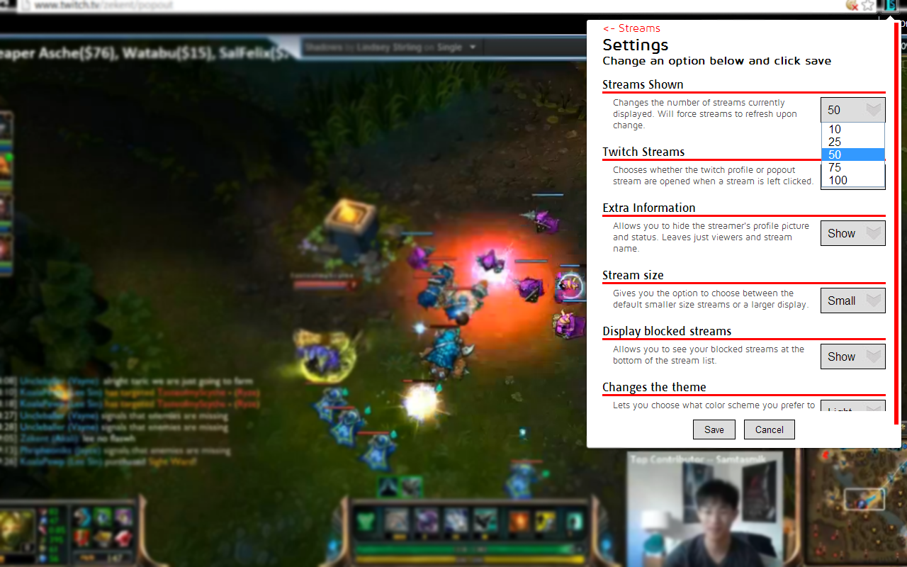 League Streams: Stream Browser Preview image 4