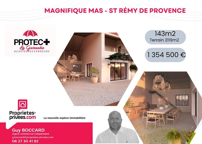 Vente maison 5 pièces 143 m² à Saint-Rémy-de-Provence (13210), 1 290 000 €