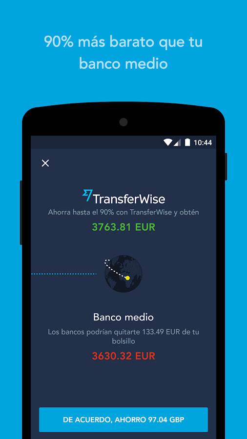  TransferWise Money Transfer: captura de pantalla 