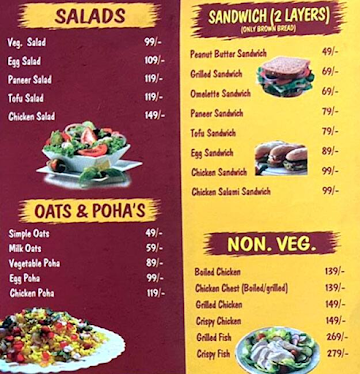 Foodie's Cafe menu 