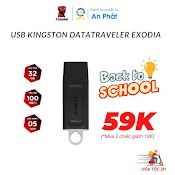 [Mã Elmall5 Giảm Đến 500K] Usb Kingston Datatraveler Exodia - Usb 32Gb - 64Gb - 128Gb , Chuẩn Usb 3.2 - Bảo Hành 5 Năm
