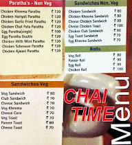 Chai Time menu 1