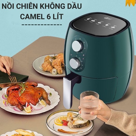 Nồi Chiên Không Dầu Dung Tích 7 Lít Camel