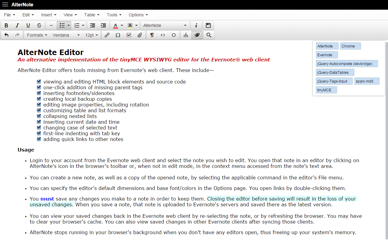 AlterNote Editor Preview image 2