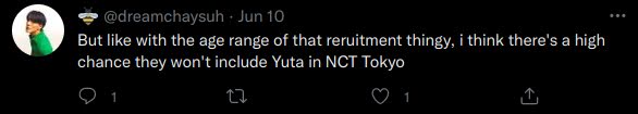 yuta nct tokyo twt 1