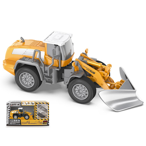 Title 1, Simulation Alloy Car Model Engineering Excavato...