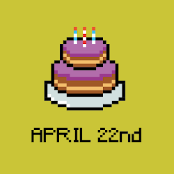 CryptoBirthdayCake #113 April 22nd