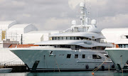 Super yacht Valerie in Barcelona, Spain.