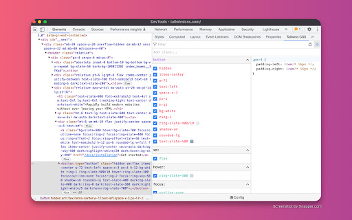 Tailwind CSS Devtools