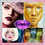 Glitter Photo Collage  Icon