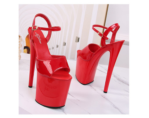 Title 5, Patent Leather 20cm Special High Heels Stiletto...