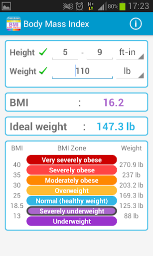 BMI Calculator Body Mass