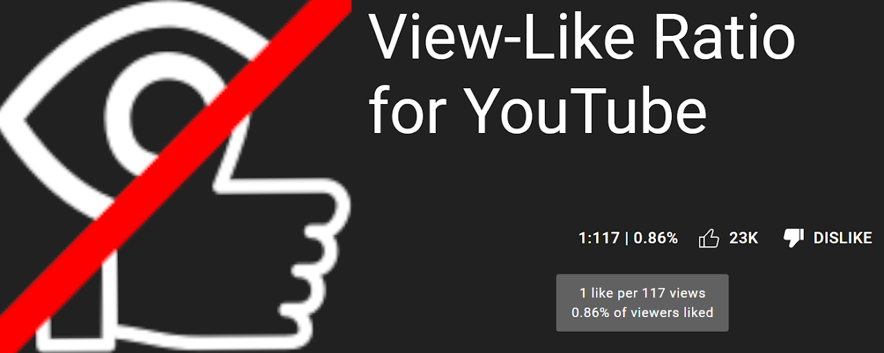 View-Like Ratio for YouTube Preview image 2