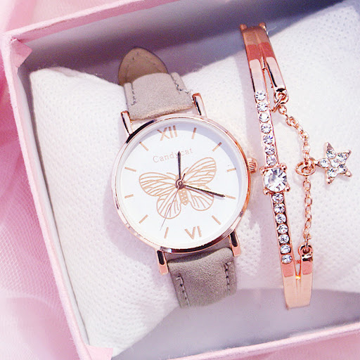 Title 4, Ladies Fashion Trend Wild Butterfly Dial Belt Q...