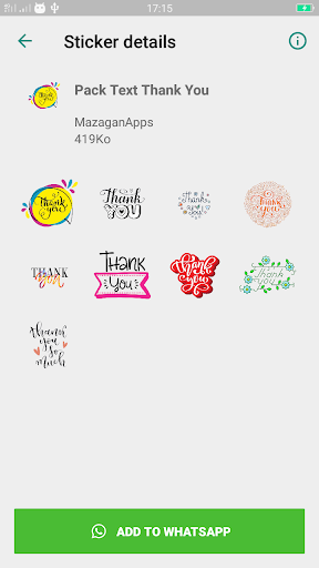 ✓ [Updated] Thank You Stickers WAStickersApps PC / Android (2022)