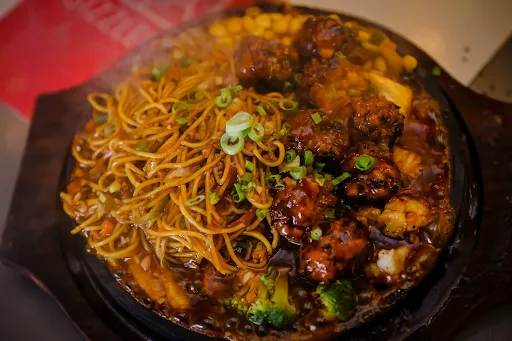 Veg Manchurian Sizzler