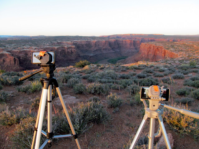 Shooting sunset timelapses with our phones and some duct tape