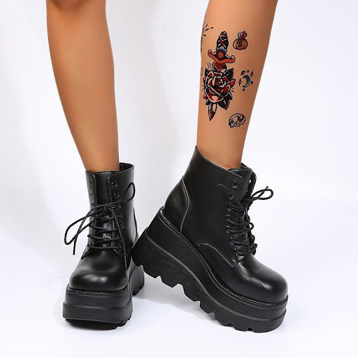 Title 17, British Style Bootie Womens Fashion Platform W...
