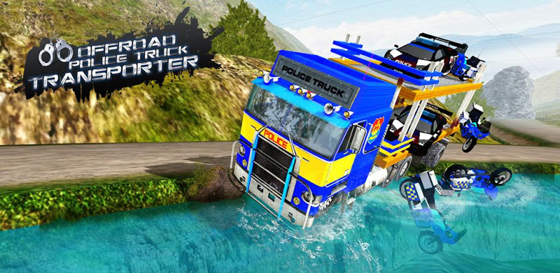 OffRoad Police Transporter Truck Games