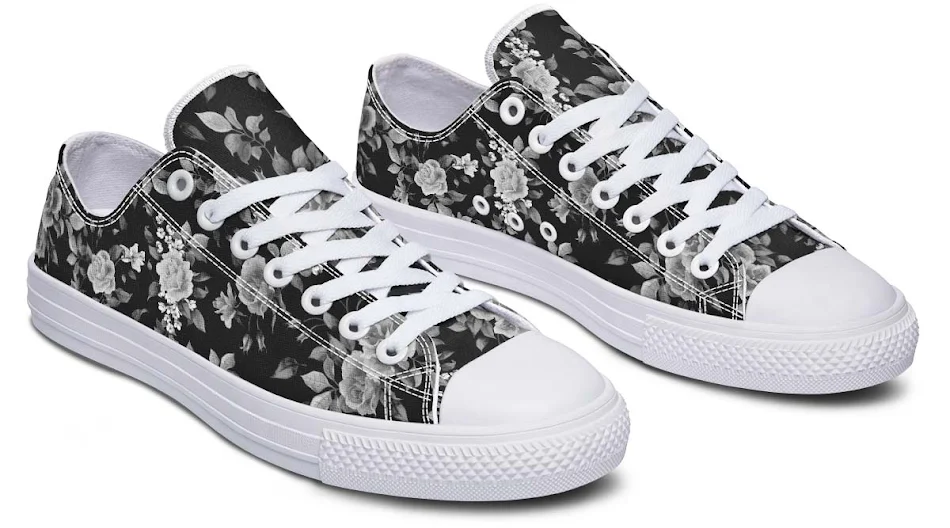 Fashion print lage canvas schoenen voor koppels. Comfortabele en trendy schoenen, perfect voor een casual en modieuze uitstraling.