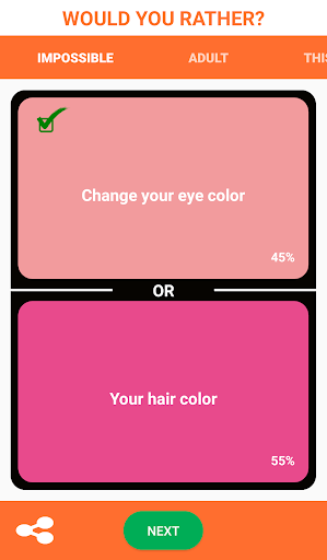 Screenshot Would you rather