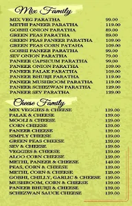 Delhi Paratha Darbar menu 2