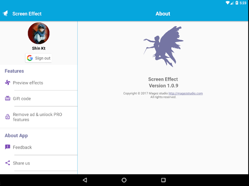 Screen Animation Effects