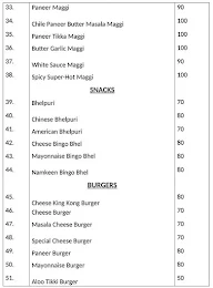 Radhe Radhe Fast Food Corner menu 4