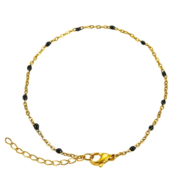 Title 6, Bracelets de Mode en Acier Inoxydable Or Bleu R...