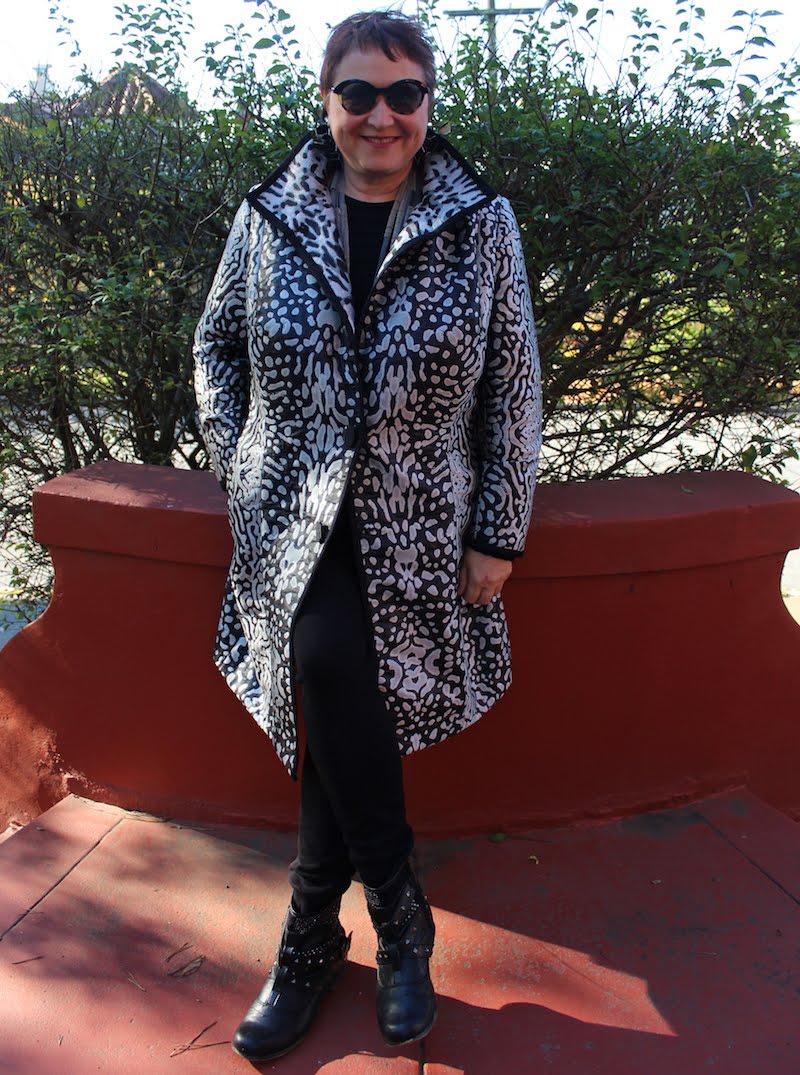 Communing With Fabric: Leopard Brocade Coat