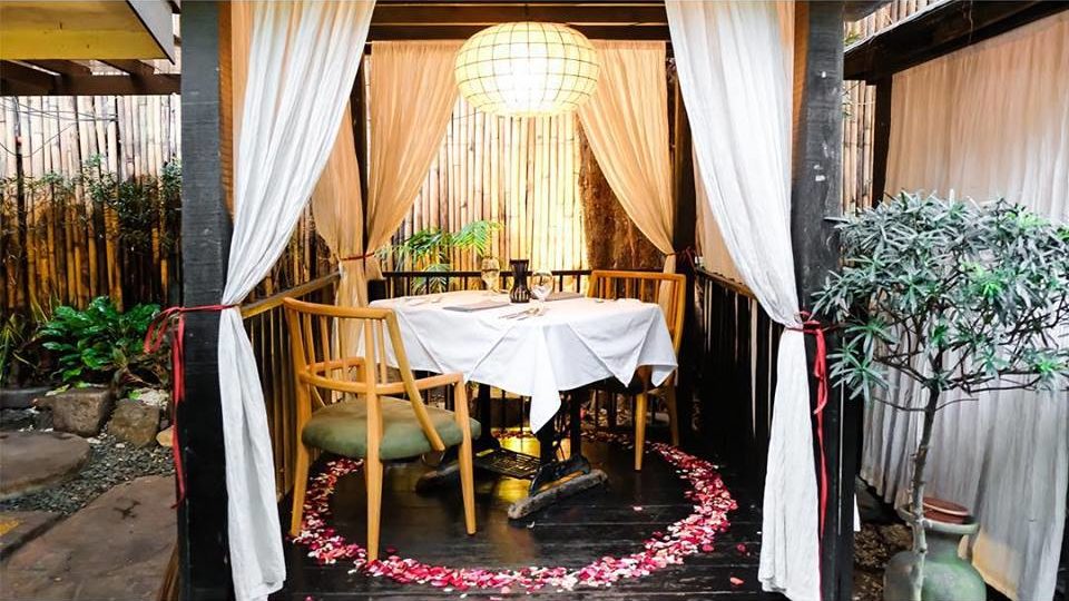 Romantic table for 2 at NINYO